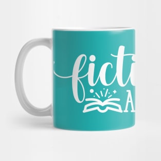 Alley Ciz Fiction Addiction White Mug